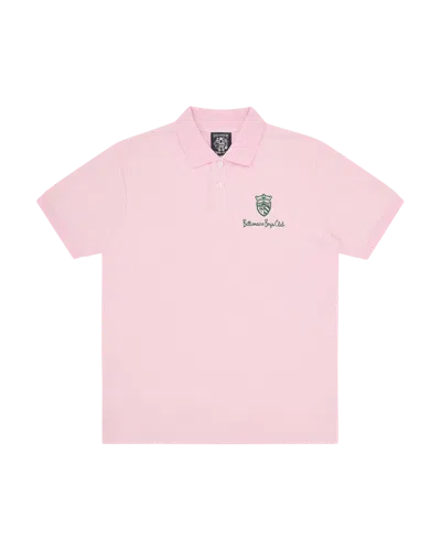 Billionaire Boys Club Kids' Clubhouse Polo Shirt In Pink