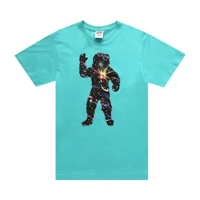 Pre-owned Billionaire Boys Club Cosmic Astro Tee 'bright Aqua' | Blue | Men's Size L