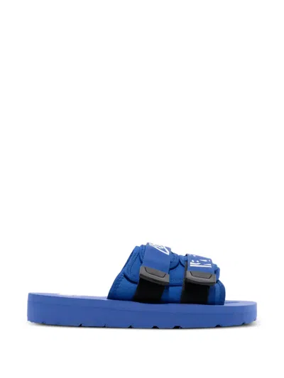 Billionaire Boys Club Cosmic Double-strap Slides In Blue