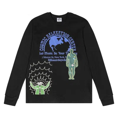 Pre-owned Billionaire Boys Club Cosmic Long-sleeve Tee 'black' | Men's Size Xl