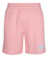 Billionaire Boys Club Elastic-waistband Cotton Track Shorts In Pink