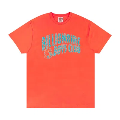 Pre-owned Billionaire Boys Club Cracked Arch Short-sleeve Tee 'hot Coral' In Pink