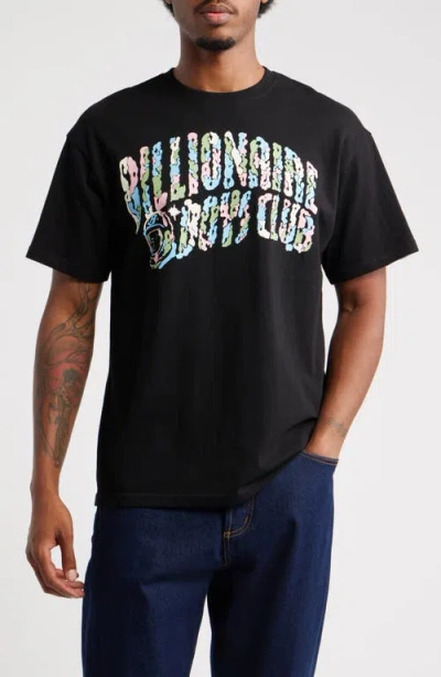 Billionaire Boys Club Curve Mix Graphic T-shirt In Black