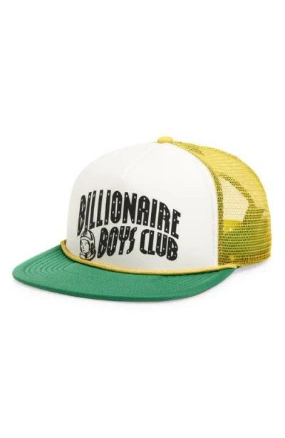 Billionaire Boys Club Curve Trucker Hat In Multi