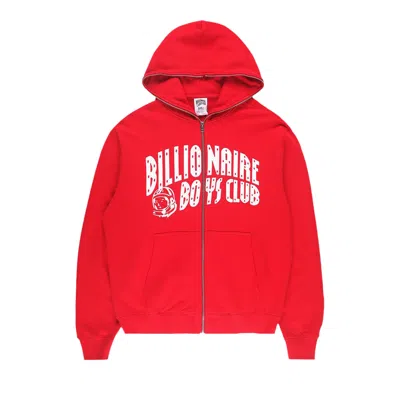Pre-owned Billionaire Boys Club Curve Zip Hoodie 'red' | Men's Size Xxl
