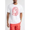 Billionaire Boys Club Dimensions Cotton Graphic T-shirt In White