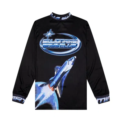 Pre-owned Billionaire Boys Club Discovery Jersey Long-sleeve Knit 'black' | Men's Size Xl