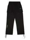 Billionaire Boys Club Bb Thrusters Cotton Drawstring Cargo Pants In Black
