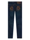 Billionaire Boys Club Dromeda Astronaut-patch Bootcut Jeans In Blue