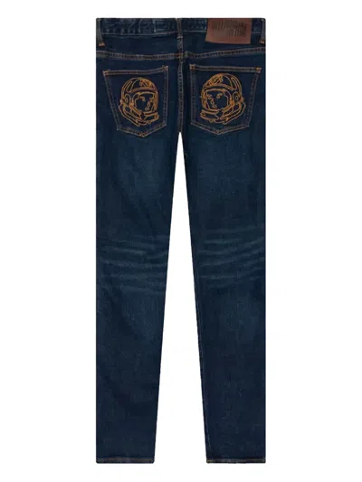 Billionaire Boys Club Dromeda Astronaut-patch Bootcut Jeans In Blue