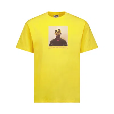 Pre-owned Billionaire Boys Club Dye Short-sleeve Tee 'yarrow' | Yellow | Men's Size M
