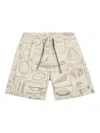 Billionaire Boys Club Earthling-print Shorts In Neutral