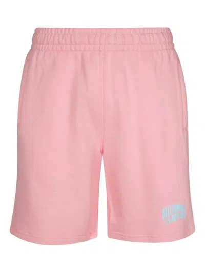 Billionaire Boys Club Elastic-waistband Cotton Track Shorts In Pink