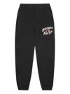 Billionaire Boys Club Flamingo Logo-printed Cotton Sweatpants In Black