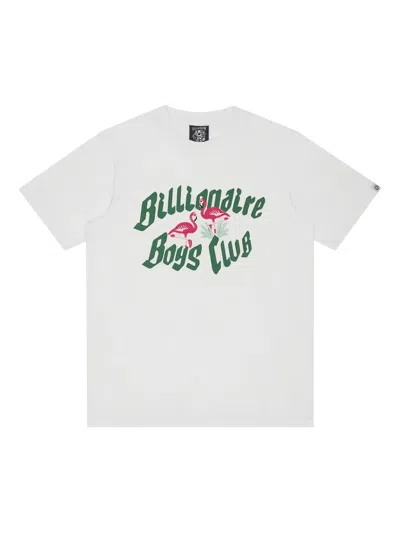 Billionaire Boys Club Flamingo-graphic Cotton T-shirt In Multi