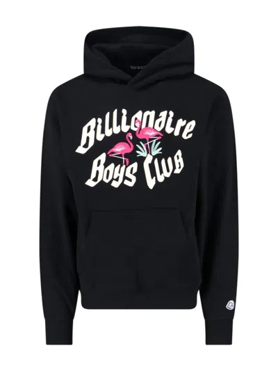 BILLIONAIRE BOYS CLUB 'FLAMINGO' HOODIE - BLACK