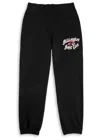 Billionaire Boys Club Flamingo Logo-printed Cotton Sweatpants In Black