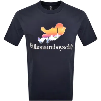Billionaire Boys Club Floating Astro T Shirt Navy In Blue