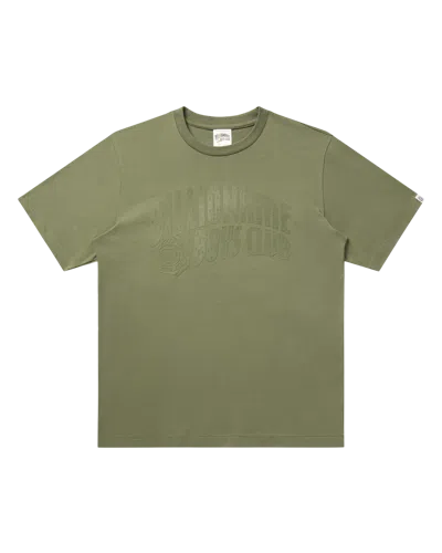 Billionaire Boys Club Kids' Flocked Logo Tee In Green