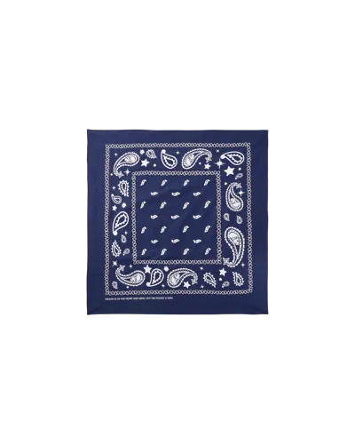 Billionaire Boys Club Kids' Flying B Paisley Bandana In Blue