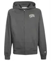 Billionaire Boys Club Logo-print Zip-up Hoodie In Gray