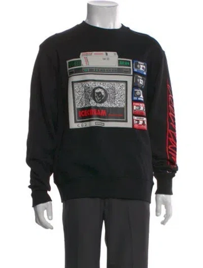 Pre-owned Billionaire Boys Club Graphic Print Crew Neck Sweatshirt W/ Tags In Black