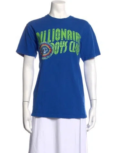 Pre-owned Billionaire Boys Club Graphic Print Crew Neck T-shirt In Blue