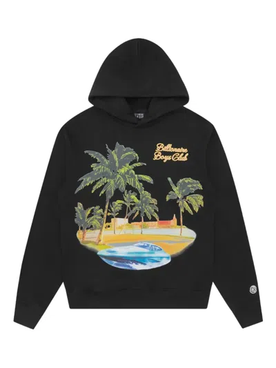 Billionaire Boys Club Graphic-print Hoodie In Black