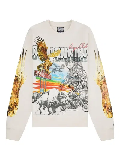 Billionaire Boys Club Graphic-print Sweatshirt In White