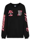Billionaire Boys Club Graphic-printed Cotton Top In Black