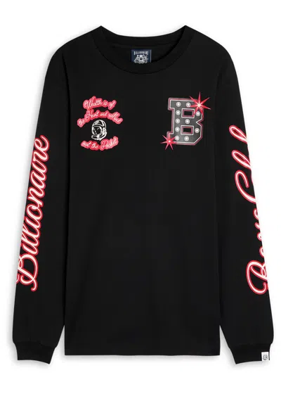 Billionaire Boys Club Graphic-printed Cotton Top In Black