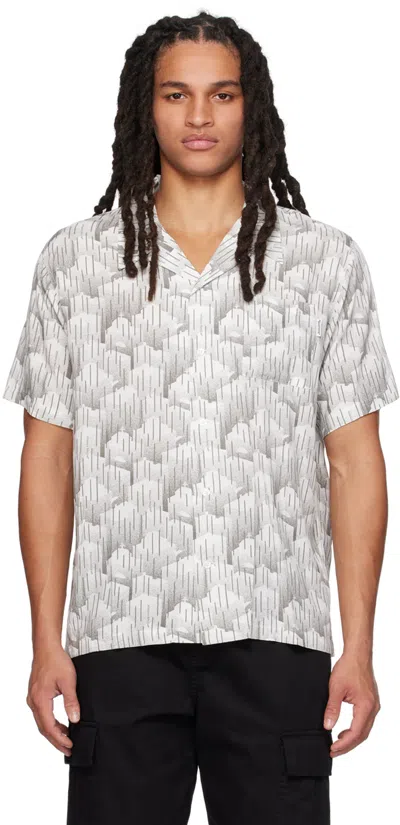 Billionaire Boys Club Gray City Rain Shirt In Grey