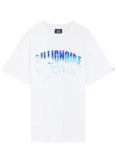 Billionaire Boys Club Great Wave Arch Logo-print Cotton T-shirt In White