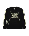 Billionaire Boys Club Grim Reaper Glow-in-the-dark Tee In Black