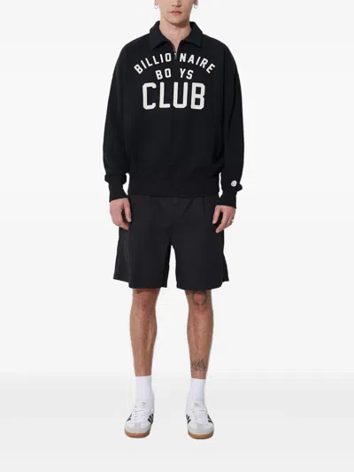 Billionaire Boys Club Half-zip Sweatshirt In Black