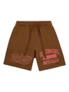 Billionaire Boys Club Heart Mind-print Shorts In Brown