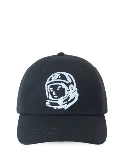 Billionaire Boys Club Helmet Head-embroidered Baseball Cap In Black