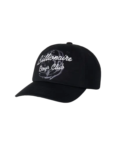 Billionaire Boys Club Kids' Helmet Script Dad Hat In Black