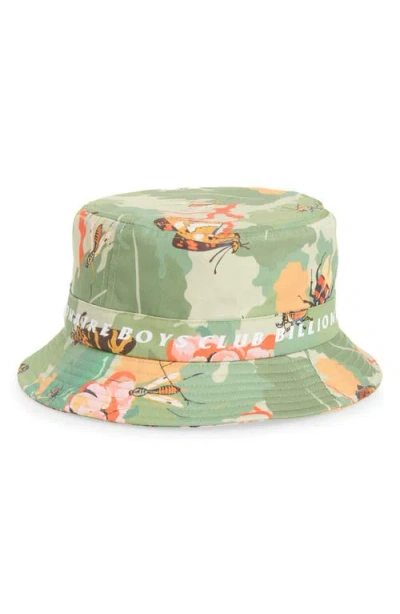 Billionaire Boys Club Insect Camo Cotton Bucket Hat In Green