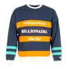 Billionaire Boys Club Internazionale Crewneck Sweatshirt Navy In Multi