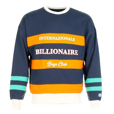 Billionaire Boys Club Internazionale Crewneck Sweatshirt Navy In Multi