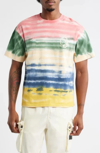 Billionaire Boys Club Island Tie Dye Stripe Graphic T-shirt In Multi