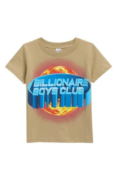 Billionaire Boys Club Kids' Air Force Graphic T-shirt In Brown