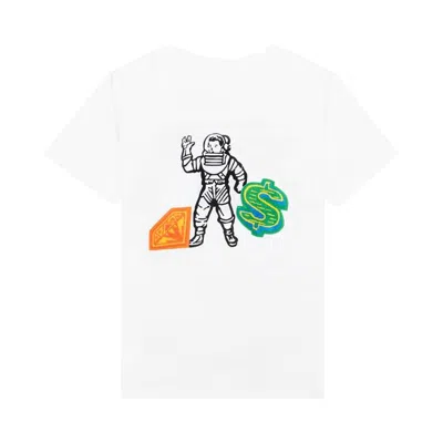 Pre-owned Billionaire Boys Club Kids Bb Billio Astro Short-sleeve Knit 'white' | Kid's Size 2