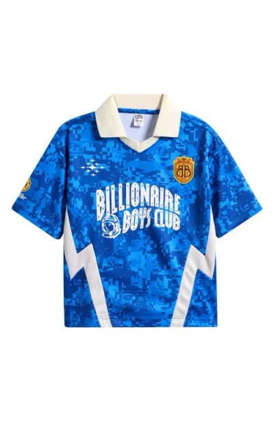Billionaire Boys Club Kids' Bb Captain Mesh Soccer Jersey In Blue