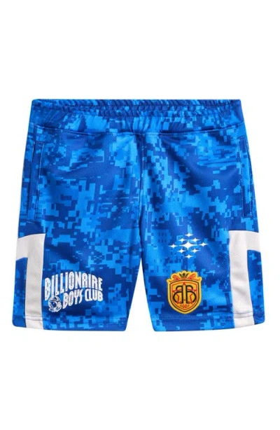 Billionaire Boys Club Kids' Bb Captain Mesh Soccer Shorts In Blue