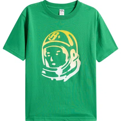 Billionaire Boys Club Kids' Bb Helmet Cotton Graphic T-shirt In Green