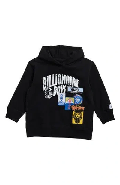 Billionaire Boys Club Kids' Bb International Hoodie In Black