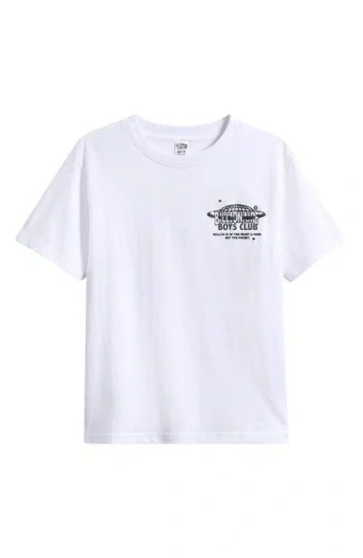 Billionaire Boys Club Kids' Bb Local Cotton Graphic T-shirt In White