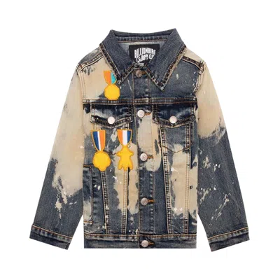 Pre-owned Billionaire Boys Club Kids Bb Tiger Scout Jacket 'taurus' | Blue | Kid's Size 4
